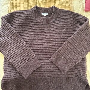 Madewell Women’s Ribbed Crewneck Sweater - Brown